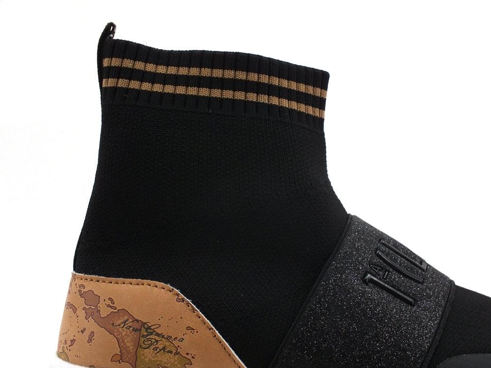 ALVIERO MARTINI 1A CLASSE Sneaker Running Black Geo Beige N1002-1219 - Sandrini Calzature e Abbigliamento