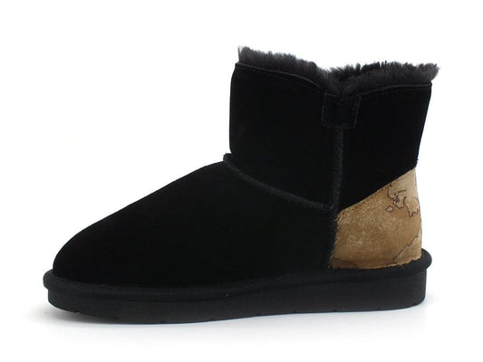 ALVIERO MARTINI 1A CLASSE Stivaletto Pelo Pon Pon Black Geo NI297-100A - Sandrini Calzature e Abbigliamento