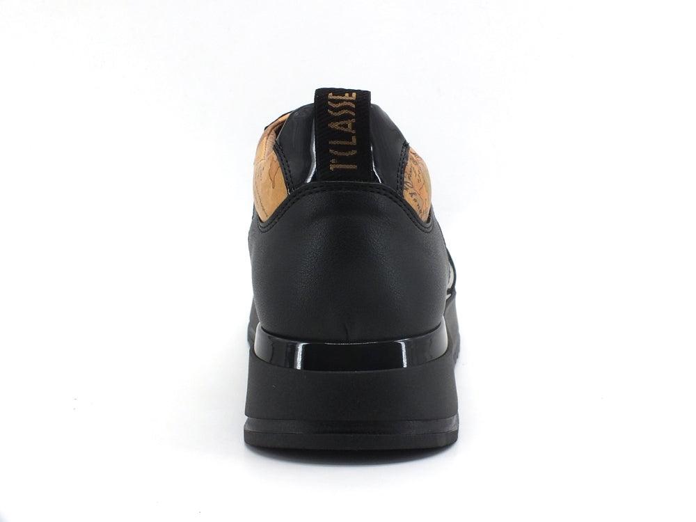 ALVIERO MARTINI 1A CLASSSE Sneaker Pelle Vernice Geo Black N1017-0092 - Sandrini Calzature e Abbigliamento