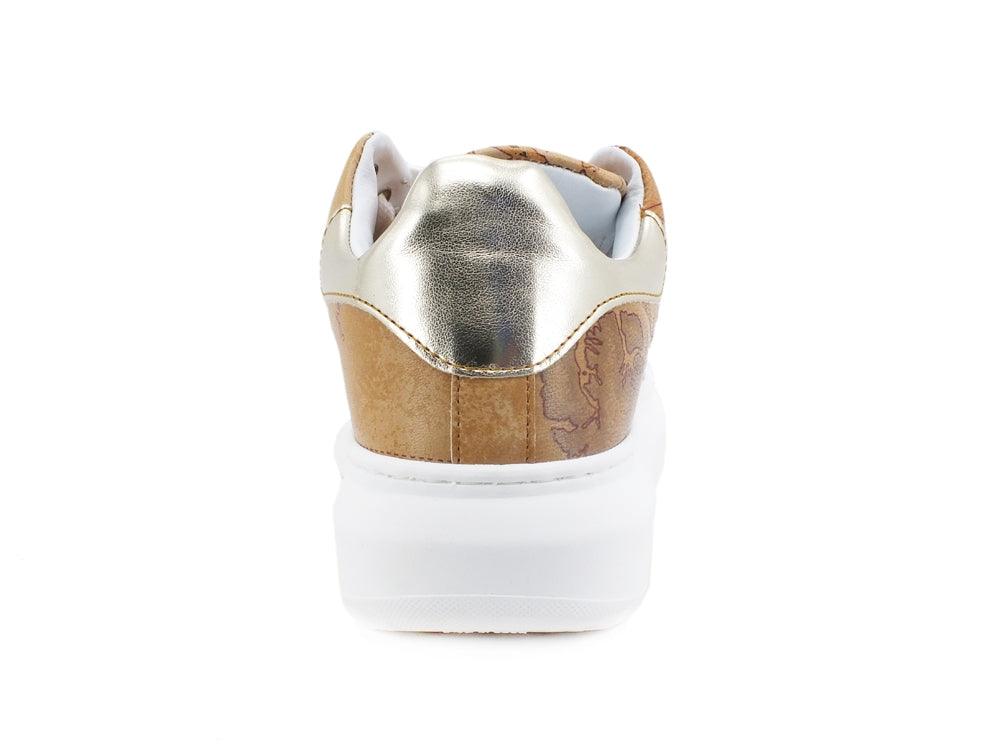 ALVIERO MARTINI 1A CLASSSE Sneaker Platform Laminato Geo Natural N0122-391F - Sandrini Calzature e Abbigliamento