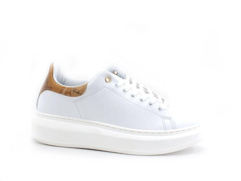 ALVIERO MARTINI 1A CLASSSE Sneaker Platform Pelle Geo White Z0097-578A - Sandrini Calzature e Abbigliamento