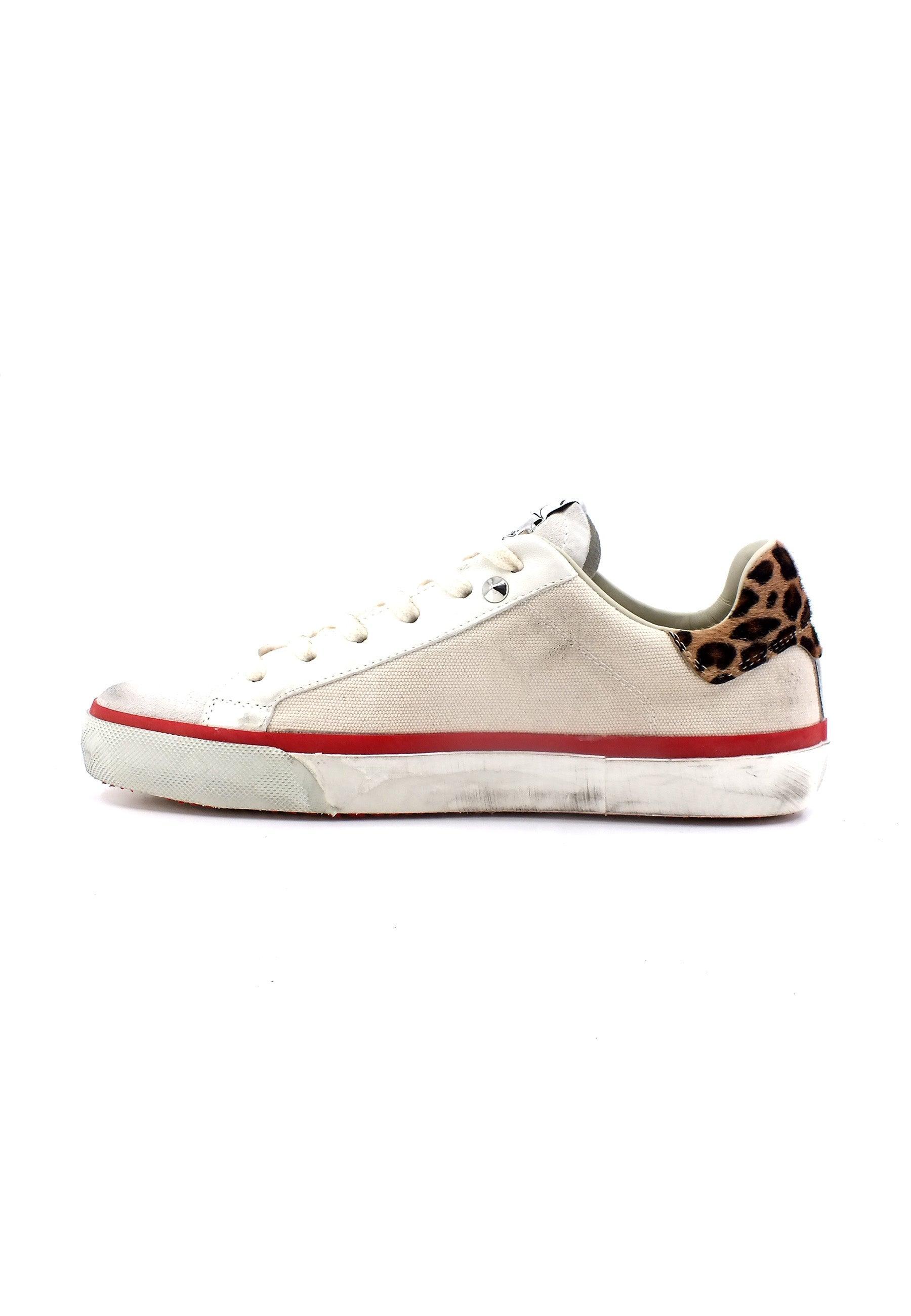ARCHIVIO 22 Sneaker Donna White Leopard STUD789 - Sandrini Calzature e Abbigliamento
