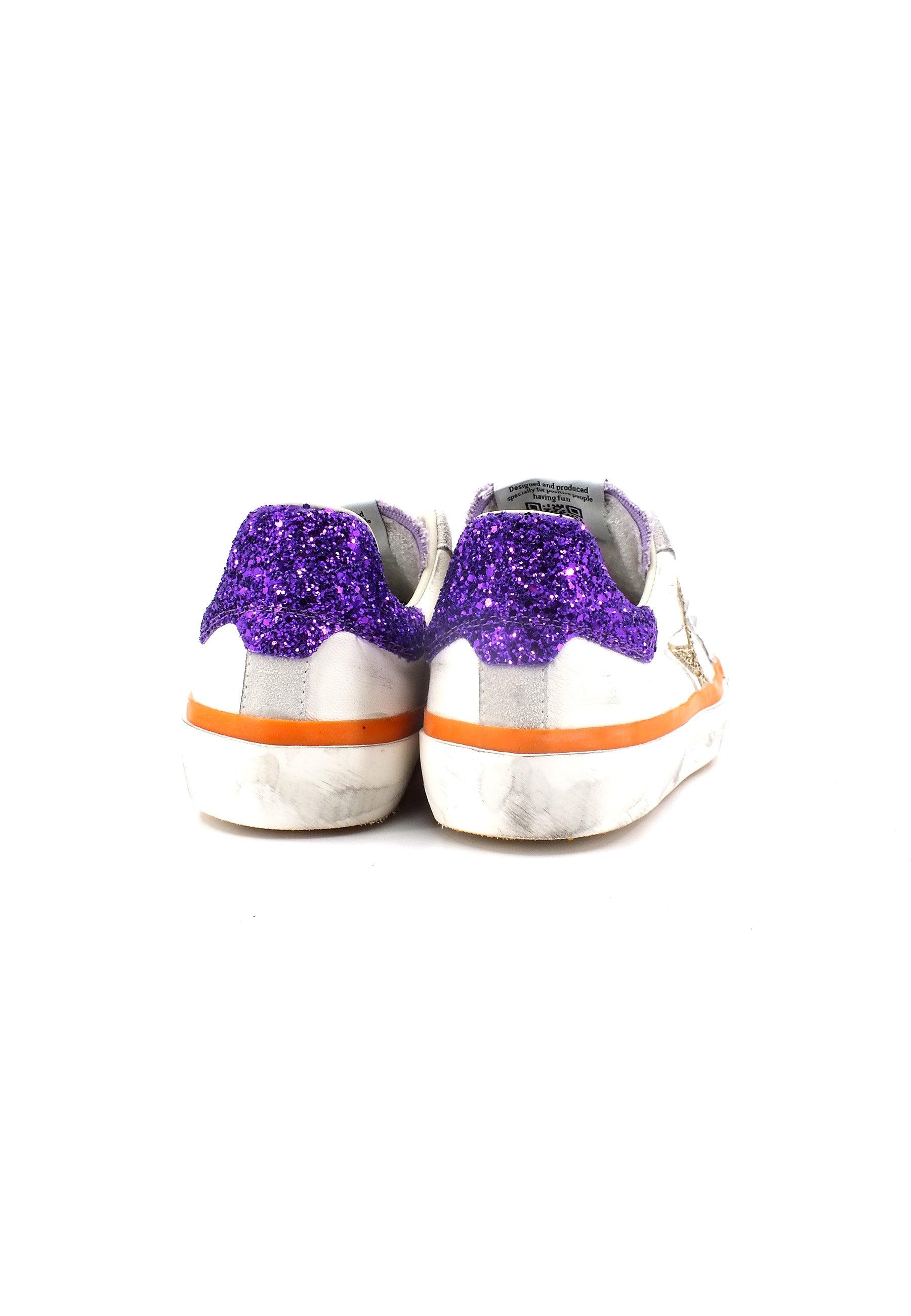 ARCHIVIO 22 Sneaker Donna White Purple STUD787 - Sandrini Calzature e Abbigliamento
