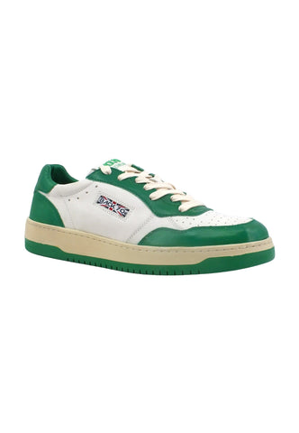 BACK70 Slam Sneaker Uomo White Savana Verde 108002 - Sandrini Calzature e Abbigliamento