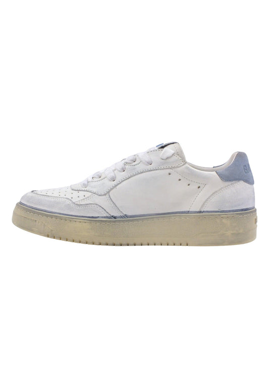 BACK70 Slam Vintage Sneaker Uomo White Jeans 108002 - Sandrini Calzature e Abbigliamento