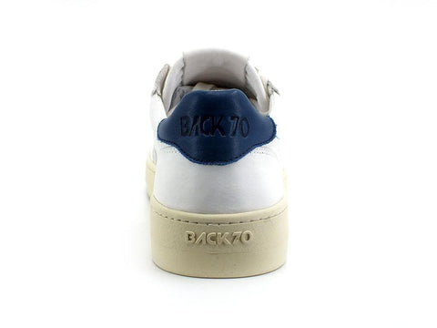 BACK70 Sneaker Slam 7D Cow Pelle Milk Blue 108002 - Sandrini Calzature e Abbigliamento