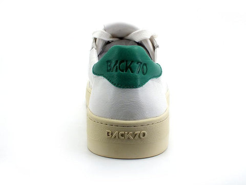 BACK70 Sneaker Slam 7D Cow Pelle Milk Green 108002 - Sandrini Calzature e Abbigliamento