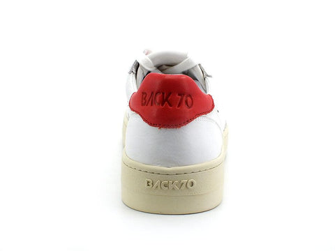 BACK70 Sneaker Slam 7D Cow Pelle Milk Red 108002 - Sandrini Calzature e Abbigliamento