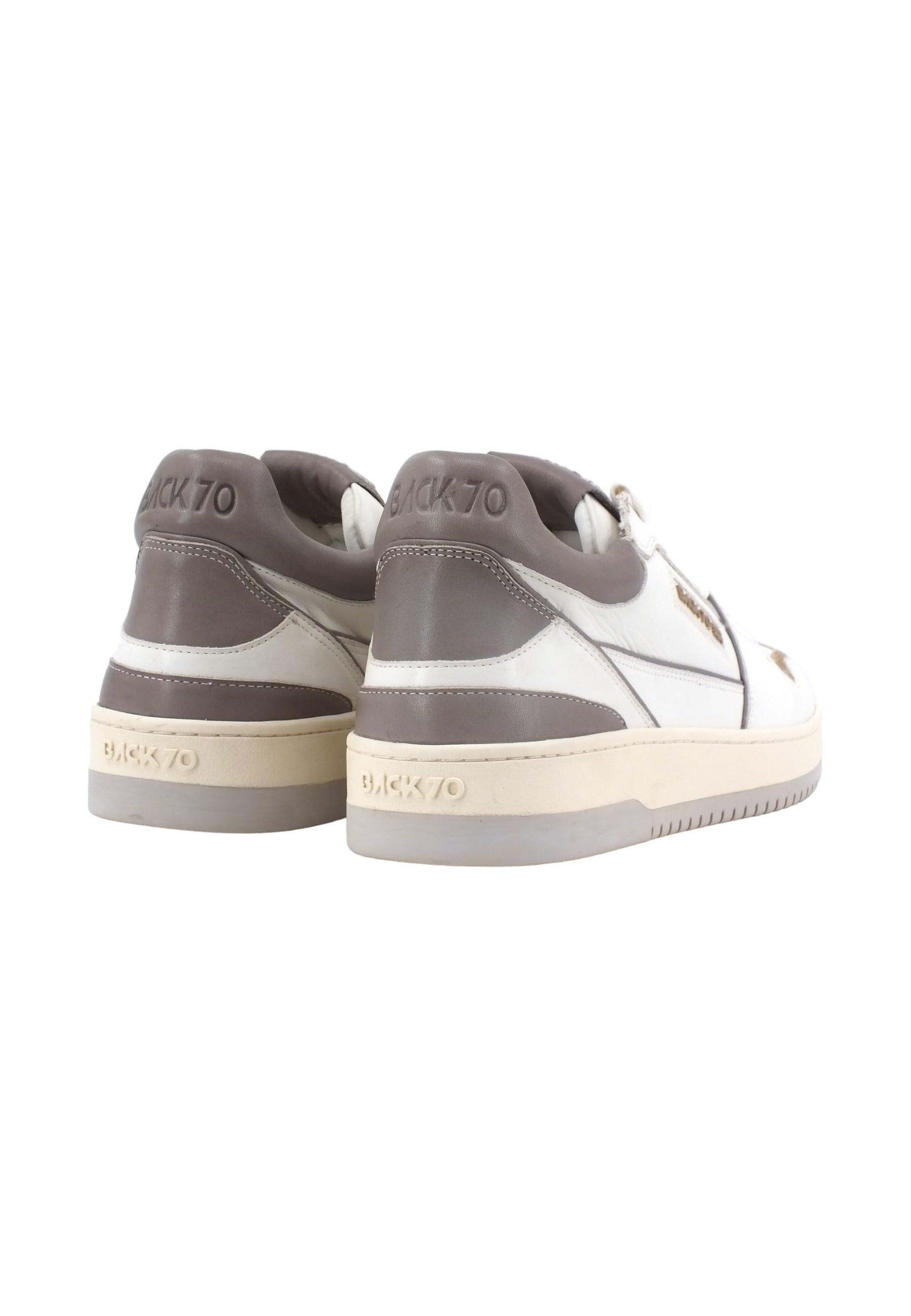 BACK70 Volle A21 Sneaker Uomo Savana Piombo Bianco 108002 - Sandrini Calzature e Abbigliamento