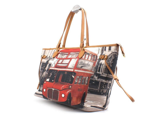 BAGGHY Borsa Med Pelle City 04 London Multicolor B18IBBAMCY04 - Sandrini Calzature e Abbigliamento