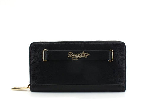 BAGGHY Portafoglio Double Zip Logo Nero GC6240 - Sandrini Calzature e Abbigliamento