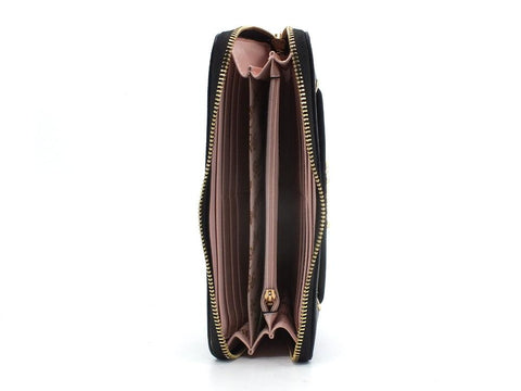 BAGGHY Portafoglio Double Zip Logo Nero GC6240 - Sandrini Calzature e Abbigliamento