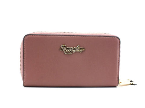 BAGGHY Portafoglio Double Zip Logo Pink Fard GD6350 - Sandrini Calzature e Abbigliamento