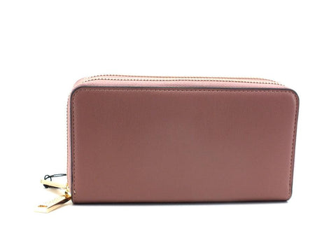 BAGGHY Portafoglio Double Zip Logo Pink Fard GD6350 - Sandrini Calzature e Abbigliamento