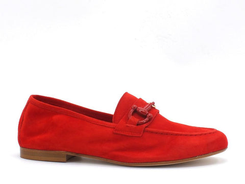 BELLE VIE Mocassino Rosso VIA COSTA - Sandrini Calzature e Abbigliamento