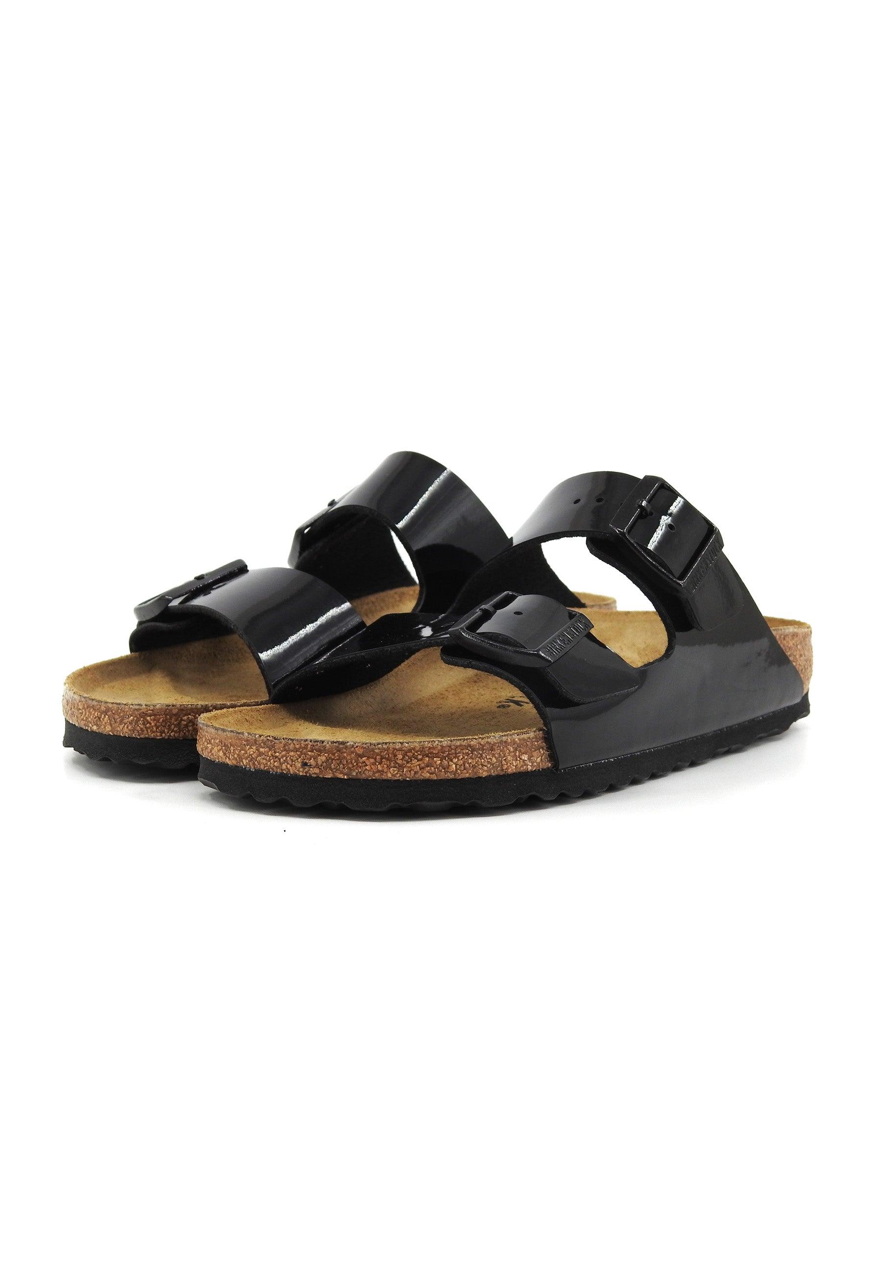 BIRKENSTOCK Arizona Ciabatta Donna Black Patent 1005292 - Sandrini Calzature e Abbigliamento