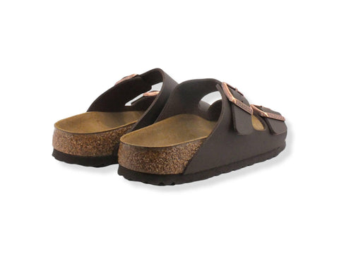 BIRKENSTOCK Arizona Ciabatta Due Fibbie Donna Bronze Dark Brown 0051703 - Sandrini Calzature e Abbigliamento