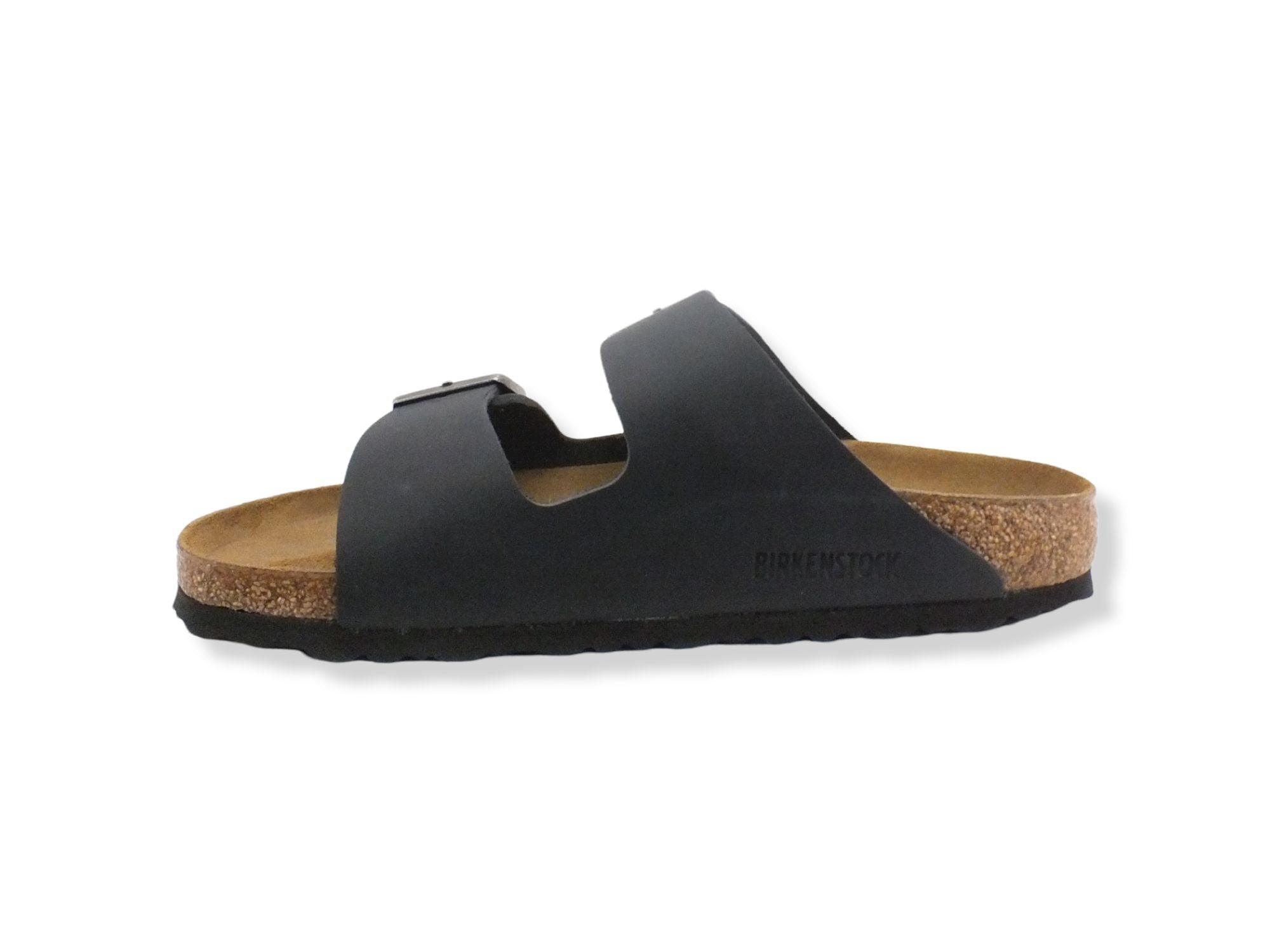 Scopri BIRKENSTOCK Arizona Ciabatta Due Fibbie Donna Silver Black