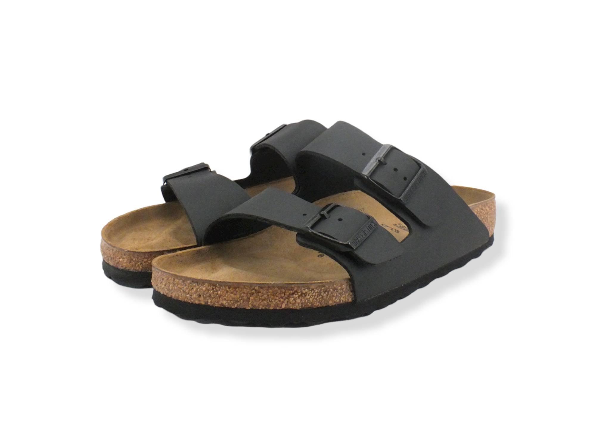 BIRKENSTOCK Arizona Ciabatta Fibbie Donna Black 0051791 - Sandrini Calzature e Abbigliamento