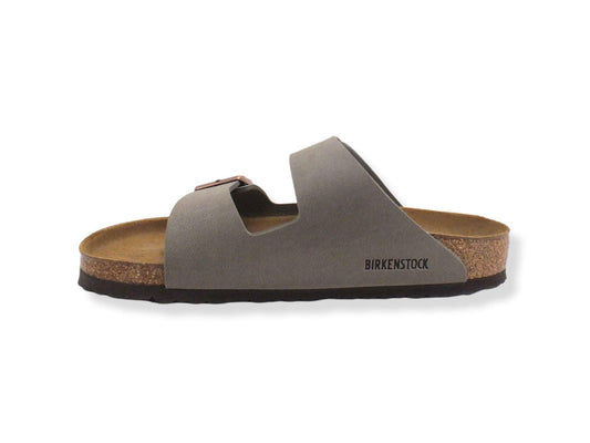 BIRKENSTOCK Arizona Ciabatta Fibbie Uomo Grigio Stone 0151211 - Sandrini Calzature e Abbigliamento