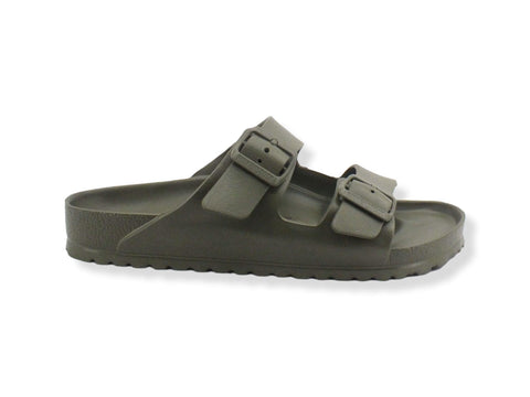 BIRKENSTOCK Arizona Eva Ciabatta Fibbie Donna Verde Khaki 1019094 - Sandrini Calzature e Abbigliamento