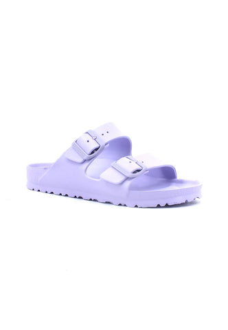BIRKENSTOCK Arizona Eva Narrow Fit Ciabatta Donna Purple Fog 1017046 - Sandrini Calzature e Abbigliamento
