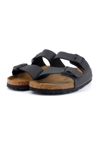 BIRKENSTOCK Arizona Narrow Fit Ciabatta Uomo Black 0051793U - Sandrini Calzature e Abbigliamento