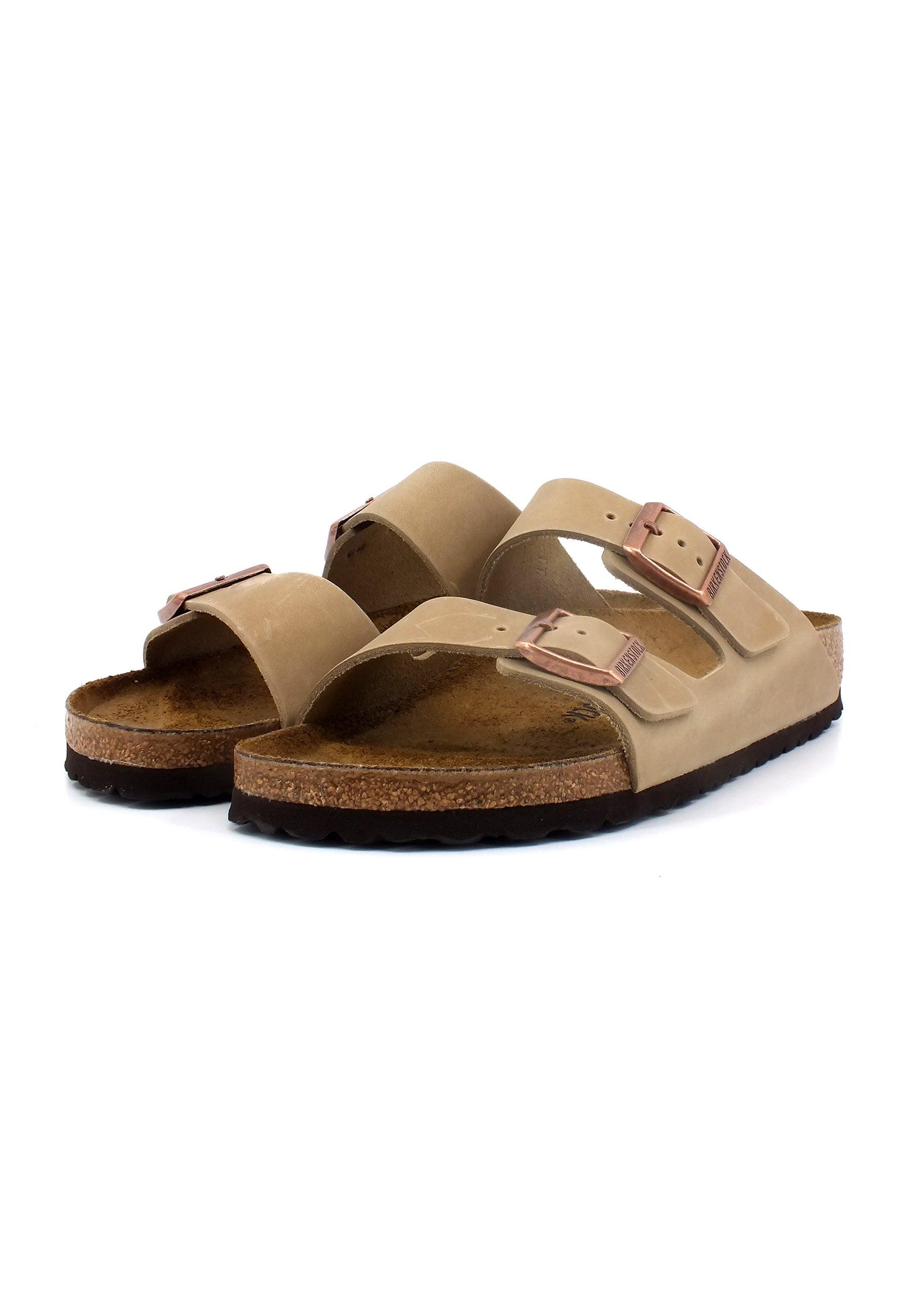 BIRKENSTOCK Arizona Narrow Fit Ciabatta Uomo Tabacco Brown 0352203 - Sandrini Calzature e Abbigliamento