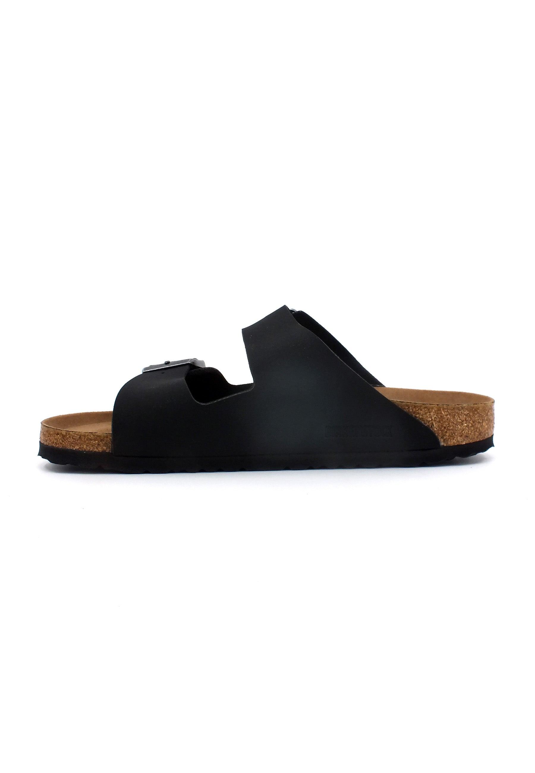 BIRKENSTOCK Arizona Narrow Fit Ciabatta Vegan Uomo Black 1019057 - Sandrini Calzature e Abbigliamento