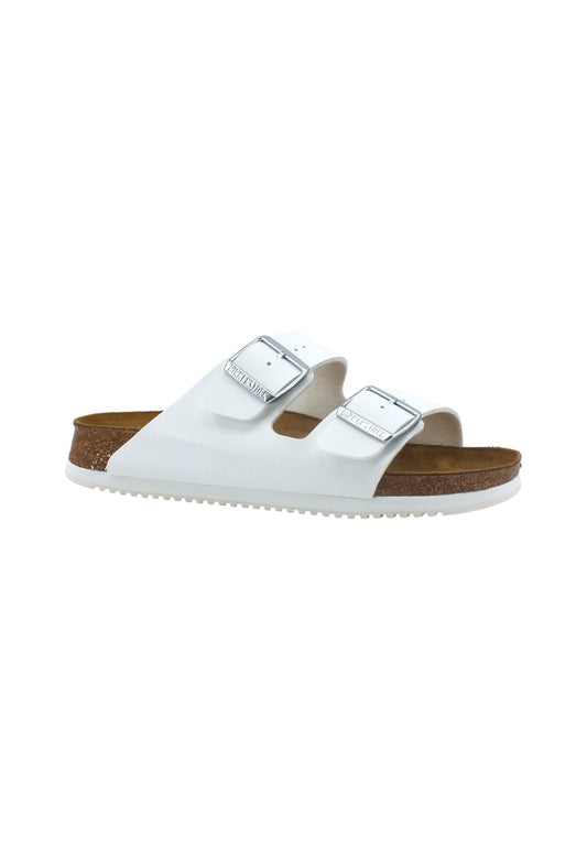 BIRKENSTOCK Arizona Prof Ciabatta Due Fibbie Donna White 1018221 - Sandrini Calzature e Abbigliamento