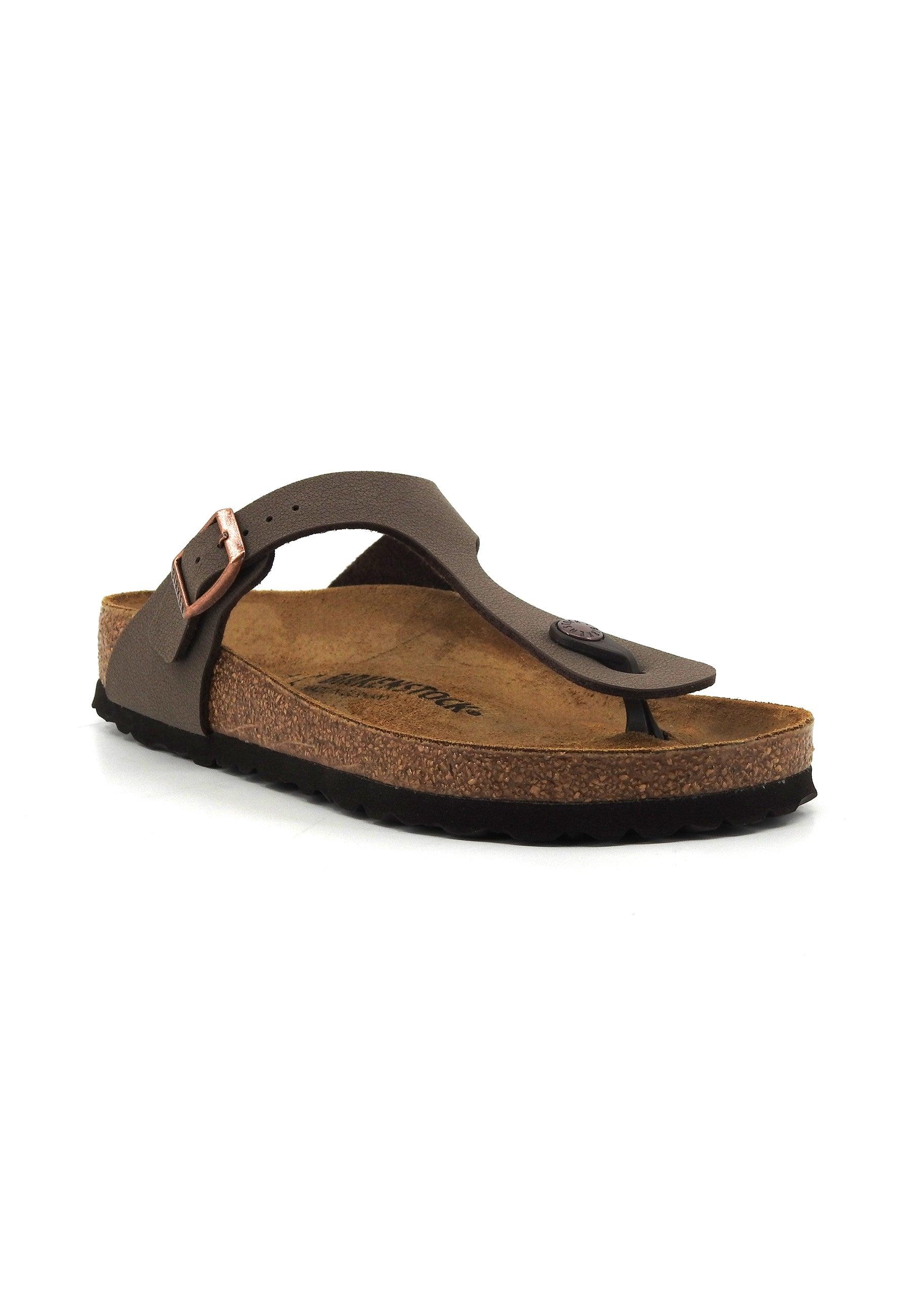 BIRKENSTOCK Gizeh Ciabatta Infradito Uomo Mocca Marrone 0043751U - Sandrini Calzature e Abbigliamento