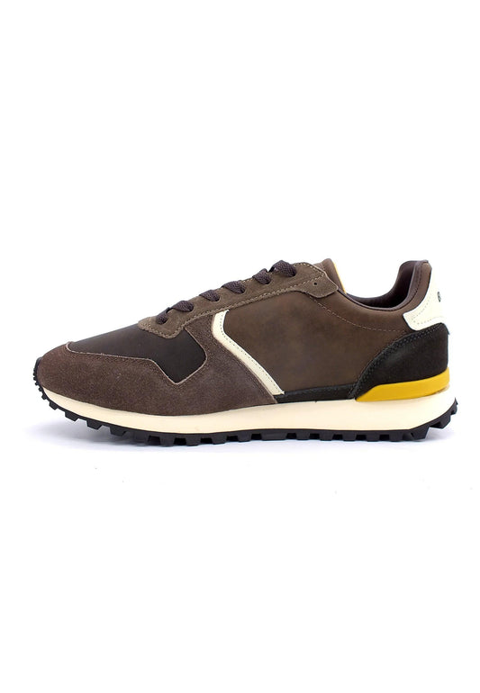BLAUER Dixon 01 Sneaker Uomo Dark Brown Orange F2DIXON01 - Sandrini Calzature e Abbigliamento