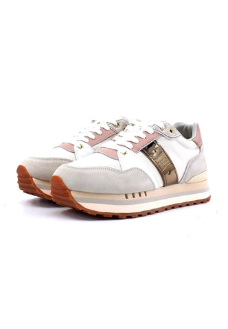 BLAUER Epss01 Sneaker Donna White Nude F3EPPS01 - Sandrini Calzature e Abbigliamento