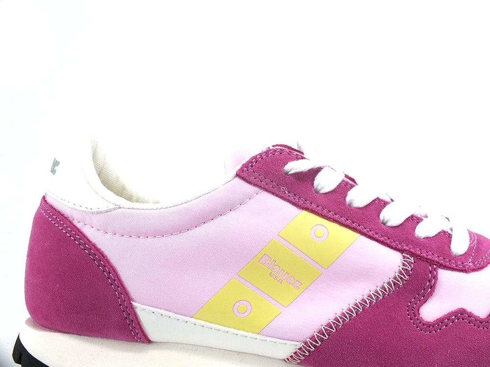 BLAUER Merril 02 Sneaker Bicolor Fuxia Rosa S2MERRIL02 - Sandrini Calzature e Abbigliamento