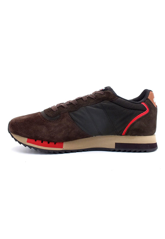 BLAUER Queens 01 Sneaker Uomo Dark Brown F2QUEENS01 - Sandrini Calzature e Abbigliamento