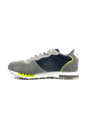 BLAUER Queens 01 Sneaker Uomo Navy Grey S3QUEENS01 - Sandrini Calzature e Abbigliamento