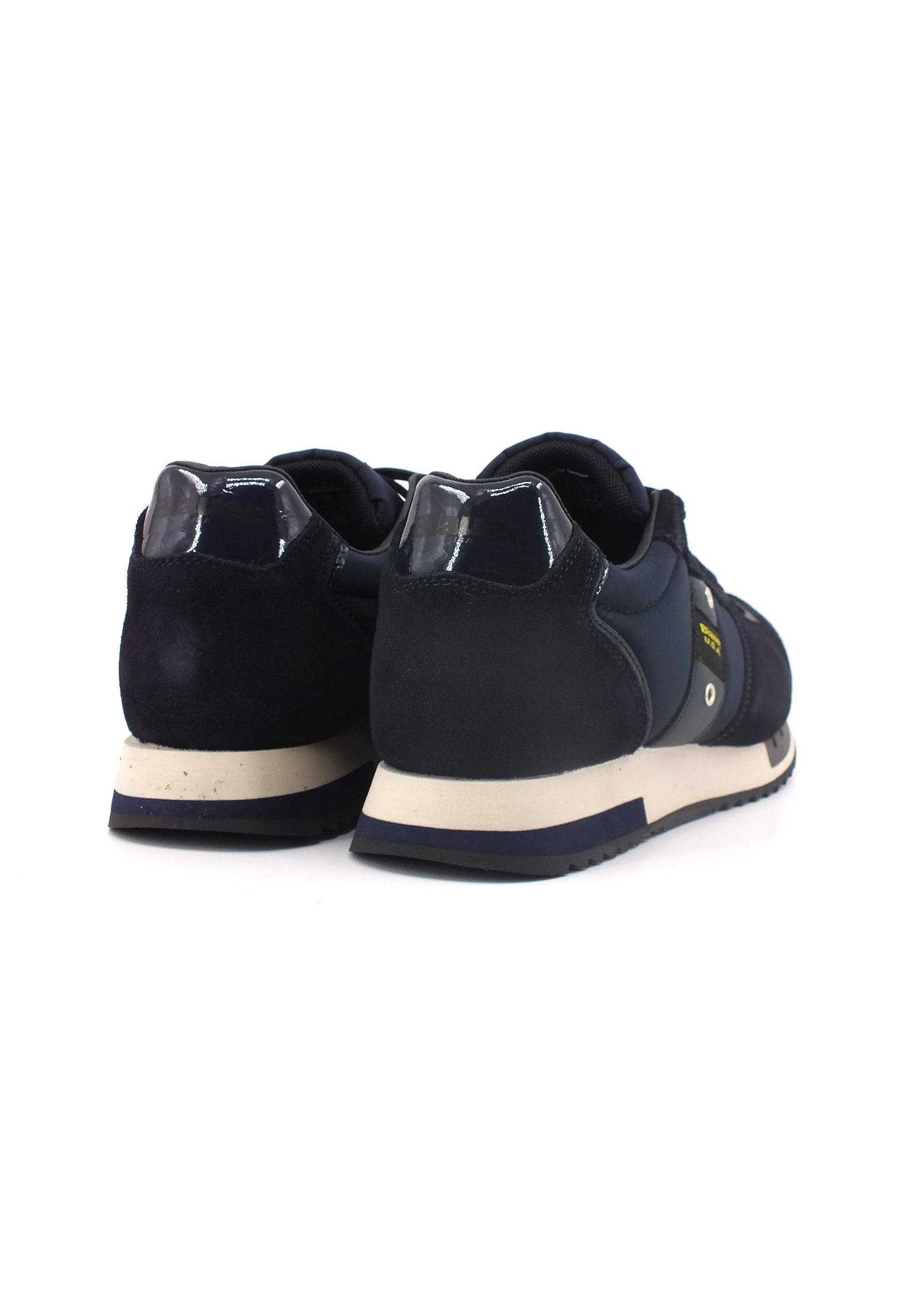 BLAUER Queens01 Sneaker Uomo Navy F3QUEENS01 - Sandrini Calzature e Abbigliamento
