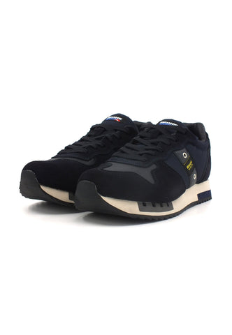 BLAUER Queens01 Sneaker Uomo Navy F3QUEENS01 - Sandrini Calzature e Abbigliamento