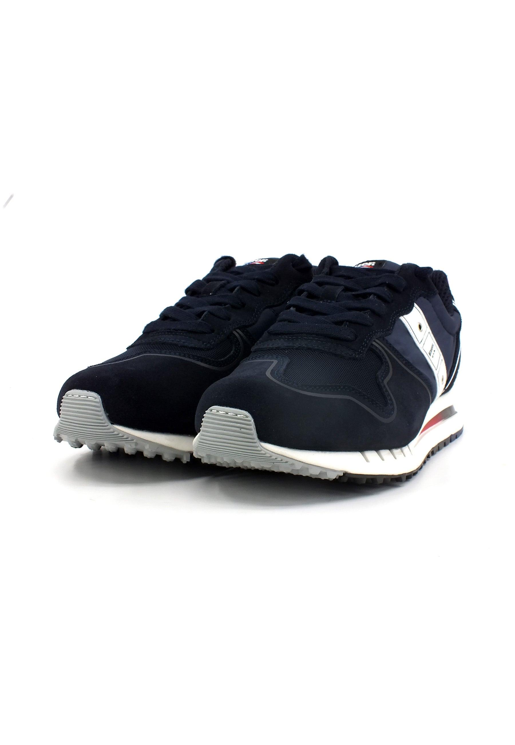 BLAUER Sneaker Uomo Navy Red S3QUARTZ04 - Sandrini Calzature e Abbigliamento
