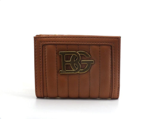 BLUGIRL Blumarine Ecs S Portafoglio Bifold Logo Marrone Castano PA2028E0010 - Sandrini Calzature e Abbigliamento