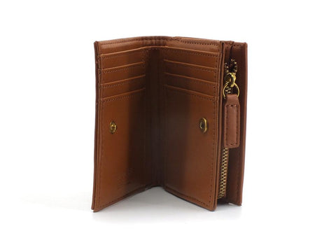 BLUGIRL Blumarine Ecs S Portafoglio Bifold Logo Marrone Castano PA2028E0010 - Sandrini Calzature e Abbigliamento