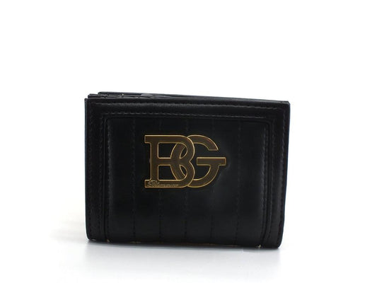 BLUGIRL Blumarine Ecs S Portafoglio Bifold Logo Nero PA2028E0010 - Sandrini Calzature e Abbigliamento