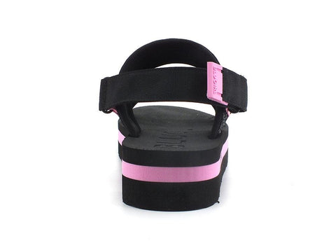 BLUGIRL Blumarine Lovely 03 Sandalo Glitter Black Pink Nero 6A2507TX241 - Sandrini Calzature e Abbigliamento