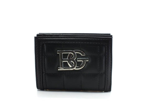 BLUGIRL Blumarine Portafoglio Bifold Logo Zip Nero Black PA2028E0002 - Sandrini Calzature e Abbigliamento
