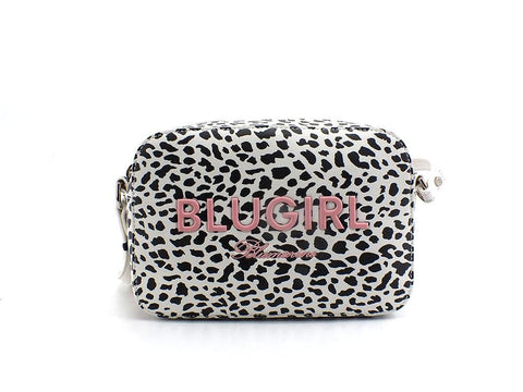 BLUGIRL Borsa Ecs M Camera Case Maculato Off White PA2003E0419 - Sandrini Calzature e Abbigliamento