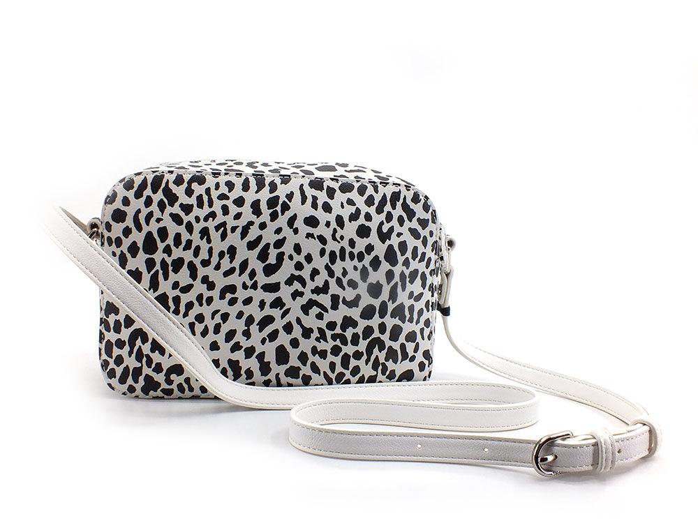 BLUGIRL Borsa Ecs M Camera Case Maculato Off White PA2003E0419 - Sandrini Calzature e Abbigliamento