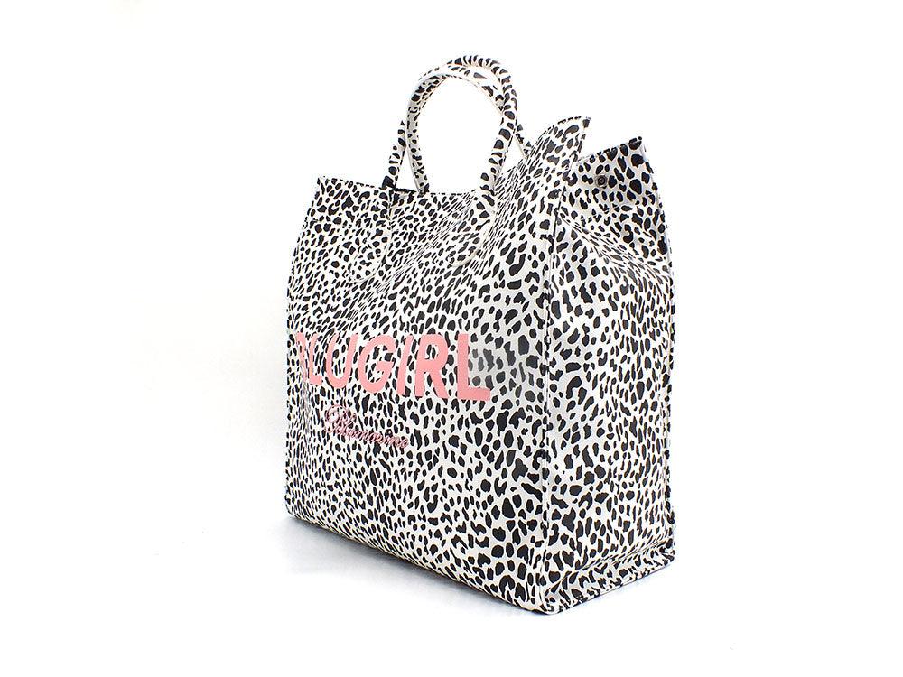 BLUGIRL Borsa Ecs M Shopping Bag Maculato Off White PA2001E0419 - Sandrini Calzature e Abbigliamento