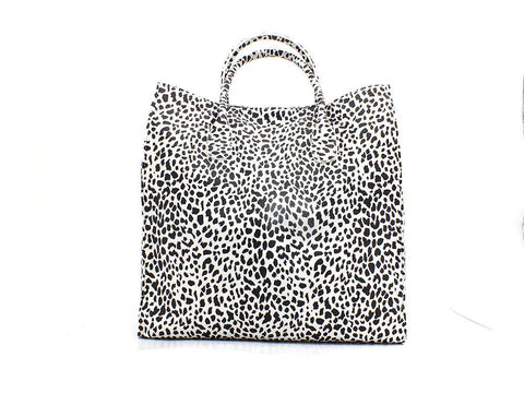 BLUGIRL Borsa Ecs M Shopping Bag Maculato Off White PA2001E0419 - Sandrini Calzature e Abbigliamento