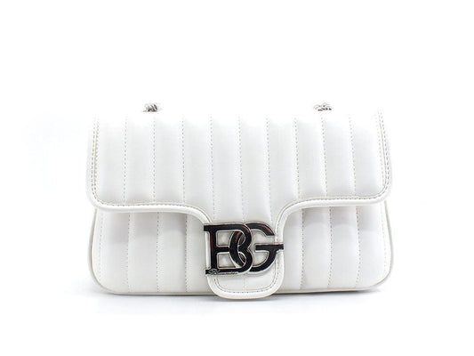 BLUGIRL Ecs M Crossbody Borsa Tracolla Marrone Off White Bianco PA2030E0006 - Sandrini Calzature e Abbigliamento