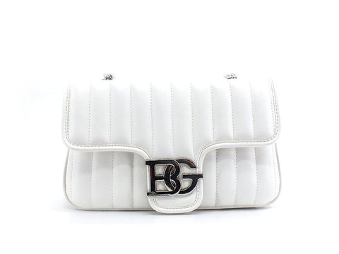 BLUGIRL Ecs M Crossbody Borsa Tracolla Marrone Off White Bianco PA2030E0006 - Sandrini Calzature e Abbigliamento